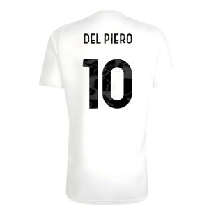 2025-2026 Juventus Training Tee (White) (Del Piero 10)
