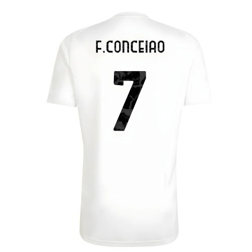 2025-2026 Juventus Training Tee (White) (F.Conceiao 7)