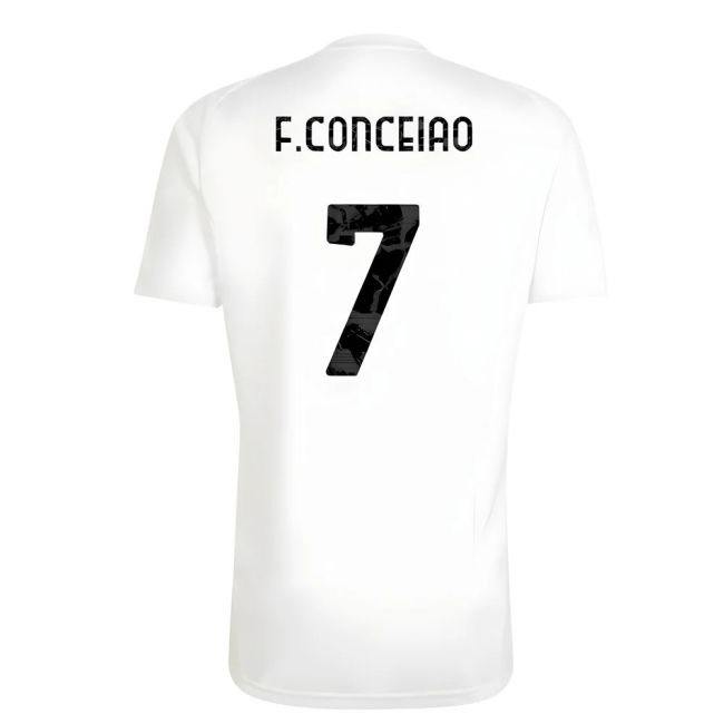 2025-2026 Juventus Training Tee (White) (F.Conceiao 7)