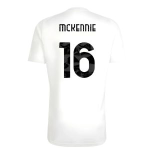 2025-2026 Juventus Training Tee (White) (McKennie 16)