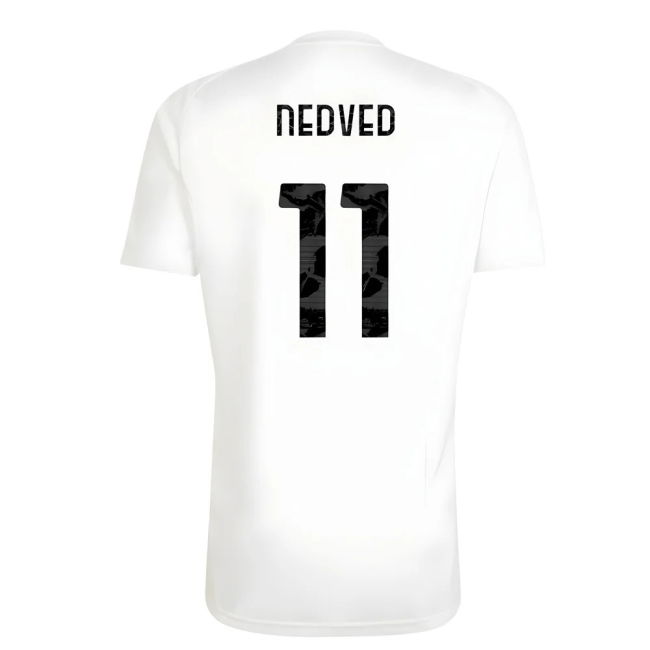 2025-2026 Juventus Training Tee (White) (Nedved 11)