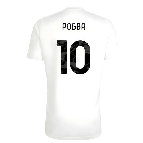 2025-2026 Juventus Training Tee (White) (Pogba 10)