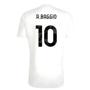 2025-2026 Juventus Training Tee (White) (R.Baggio 10)