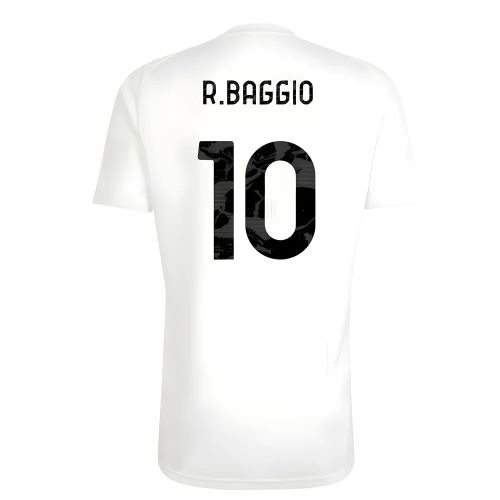 2025-2026 Juventus Training Tee (White) (R.Baggio 10)