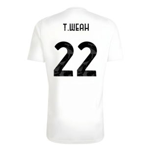 2025-2026 Juventus Training Tee (White) (T.Weah 22)