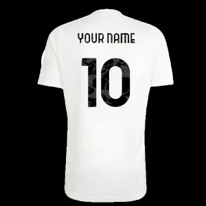 2025-2026 Juventus Training Tee (White) (Your Name)