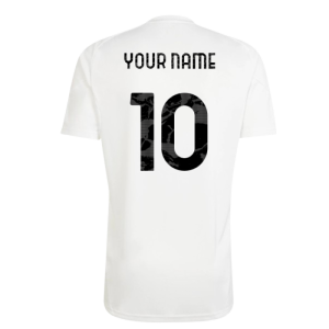 2025-2026 Juventus Training Tee (White) (Your Name)
