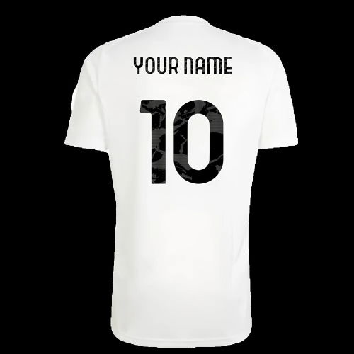 2025-2026 Juventus Training Tee (White) (Your Name)