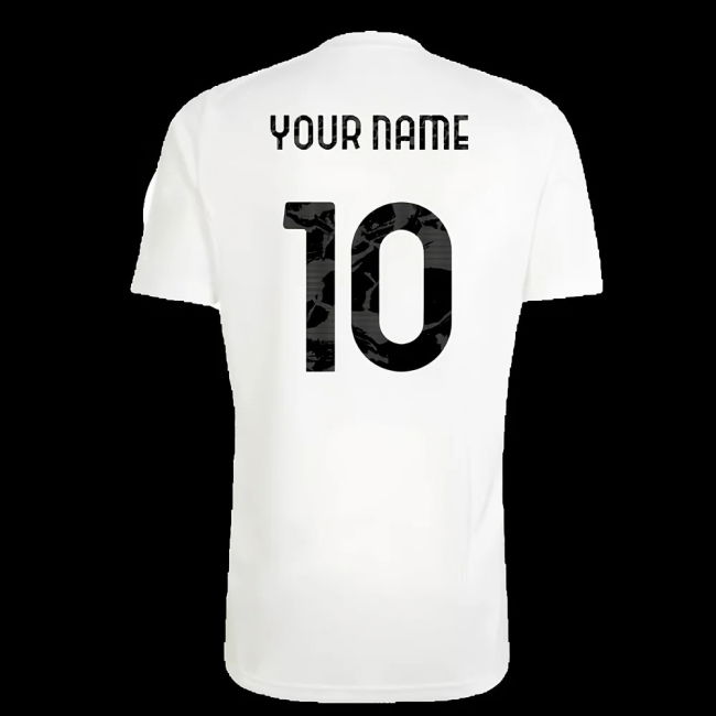 2025-2026 Juventus Training Tee (White) (Your Name)