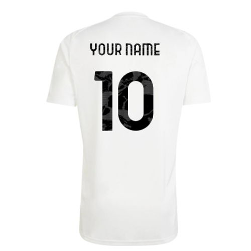 2025-2026 Juventus Training Tee (White) (Your Name)