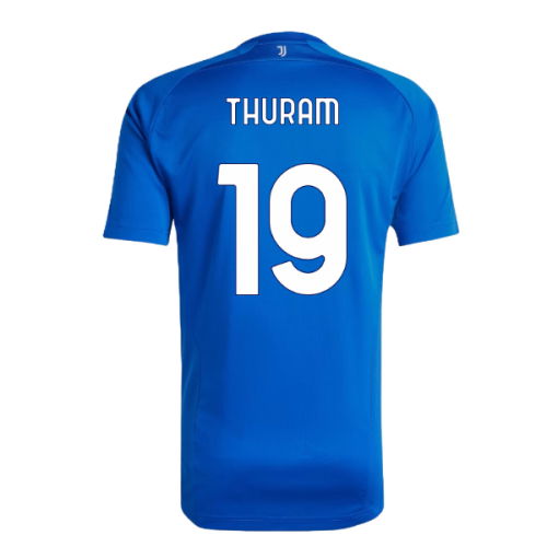 2025-2026 Juventus UBP Jersey (Royal) (Thuram 19)