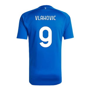 2025-2026 Juventus UBP Jersey (Royal) (Vlahovic 9)