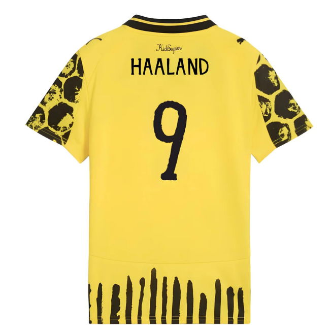 2025-2026 KIDSUPER x Borussia Dortmund CWC Shirt - Kids (Haaland 9)