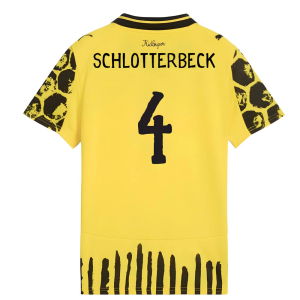 2025-2026 KIDSUPER x Borussia Dortmund CWC Shirt - Kids (Schlotterbeck 4)