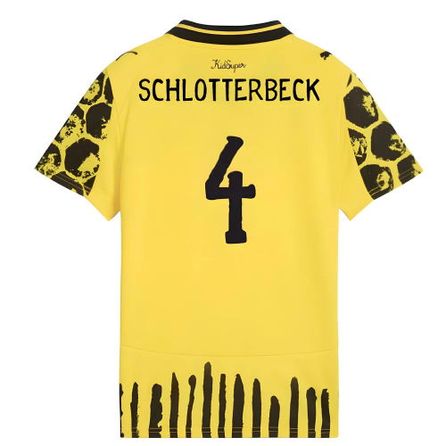2025-2026 KIDSUPER x Borussia Dortmund CWC Shirt - Kids (Schlotterbeck 4)
