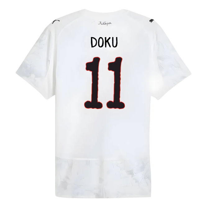 2025-2026 KIDSUPER x Manchester City CWC Authentic Shirt (White) (Doku 11)