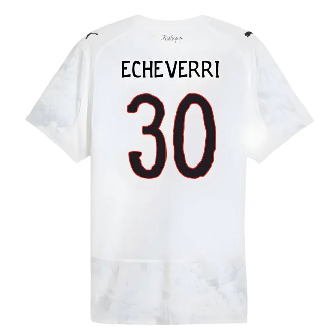 2025-2026 KIDSUPER x Manchester City CWC Authentic Shirt (White) (Echeverri 30)