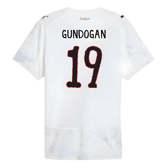 2025-2026 KIDSUPER x Manchester City CWC Authentic Shirt (White) (Gundogan 19)