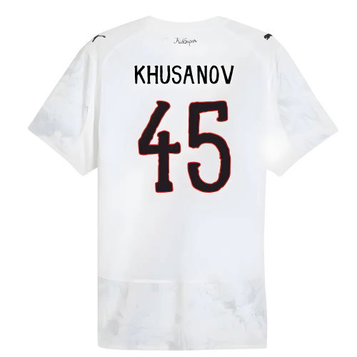 2025-2026 KIDSUPER x Manchester City CWC Authentic Shirt (White) (Khusanov 45)  2025-2026 KIDSUPER x Manchester City CWC Authentic Shirt (White) (Khusanov 45)