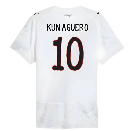 2025-2026 KIDSUPER x Manchester City CWC Authentic Shirt (White) (Kun Aguero 10)