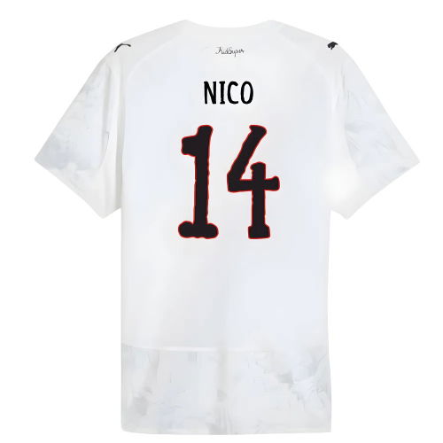 2025-2026 KIDSUPER x Manchester City CWC Authentic Shirt (White) (Nico 14)