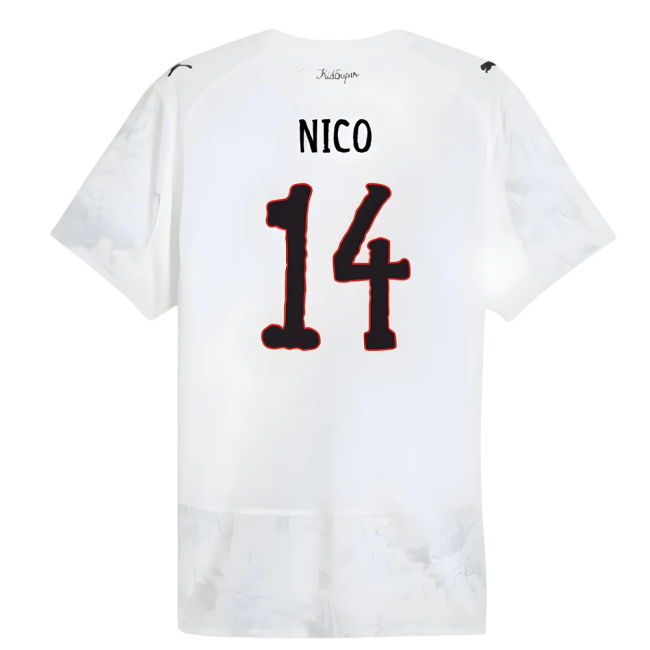 2025-2026 KIDSUPER x Manchester City CWC Authentic Shirt (White) (Nico 14)