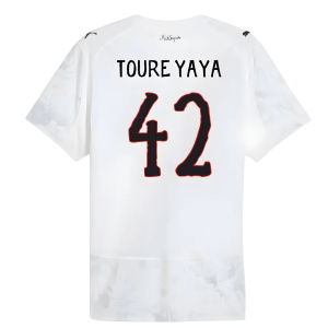 2025-2026 KIDSUPER x Manchester City CWC Authentic Shirt (White) (Toure Yaya 42)