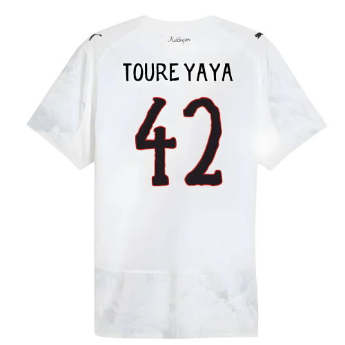 2025-2026 KIDSUPER x Manchester City CWC Authentic Shirt (White) (Toure Yaya 42)