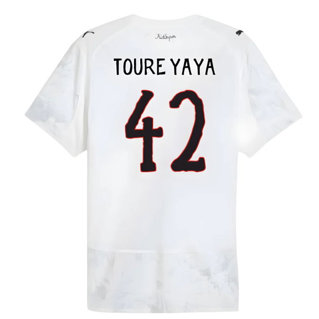 2025-2026 KIDSUPER x Manchester City CWC Authentic Shirt (White) (Toure Yaya 42)