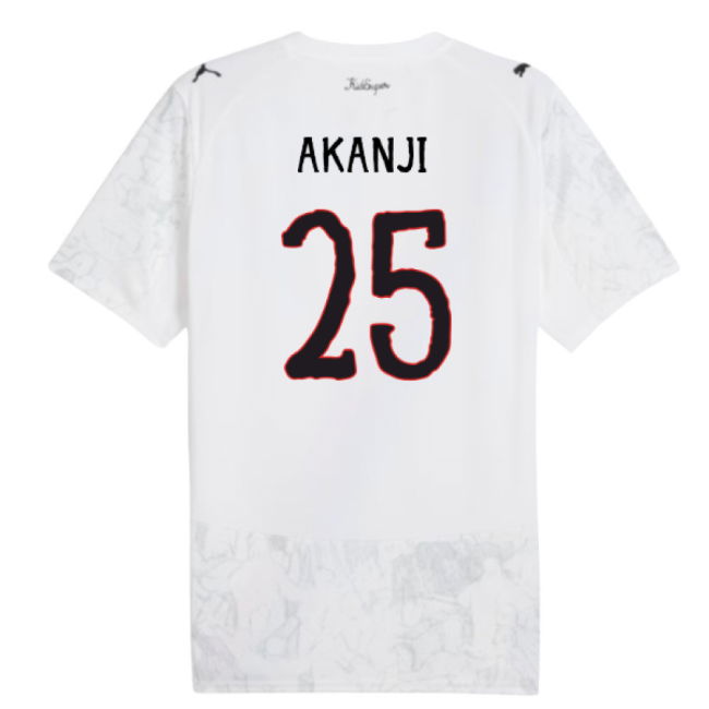 2025-2026 KIDSUPER x Manchester City CWC Shirt (White) (Akanji 25)