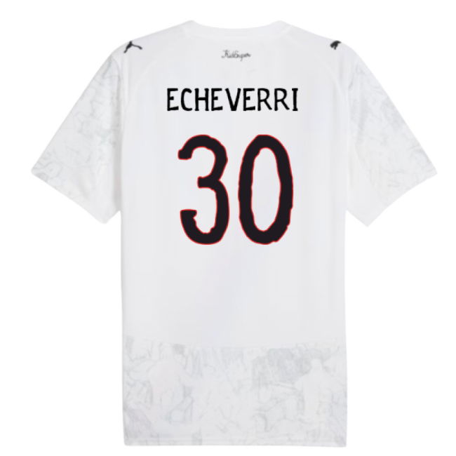 2025-2026 KIDSUPER x Manchester City CWC Shirt (White) (Echeverri 30)