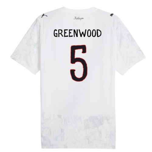 2025-2026 KIDSUPER x Manchester City CWC Shirt (White) (Greenwood 5)