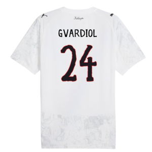 2025-2026 KIDSUPER x Manchester City CWC Shirt (White) (Gvardiol 24)