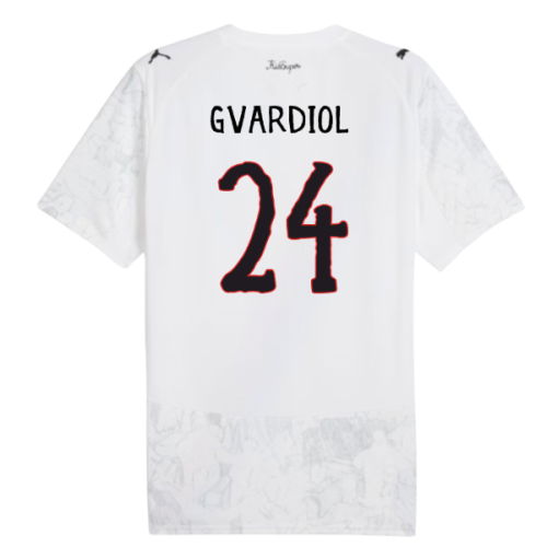 2025-2026 KIDSUPER x Manchester City CWC Shirt (White) (Gvardiol 24)