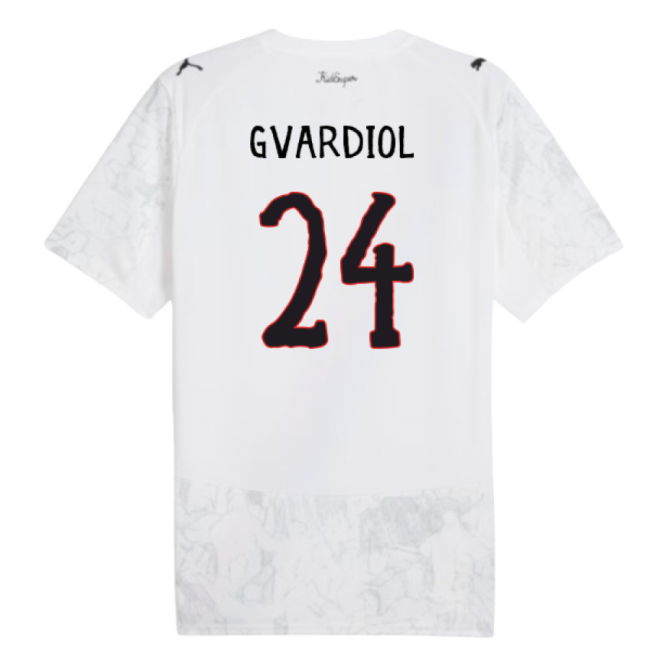 2025-2026 KIDSUPER x Manchester City CWC Shirt (White) (Gvardiol 24)