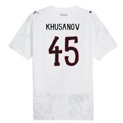 2025-2026 KIDSUPER x Manchester City CWC Shirt (White) (Khusanov 45)  2025-2026 KIDSUPER x Manchester City CWC Shirt (White) (Khusanov 45)