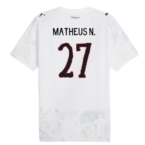 2025-2026 KIDSUPER x Manchester City CWC Shirt (White) (Matheus N. 27)