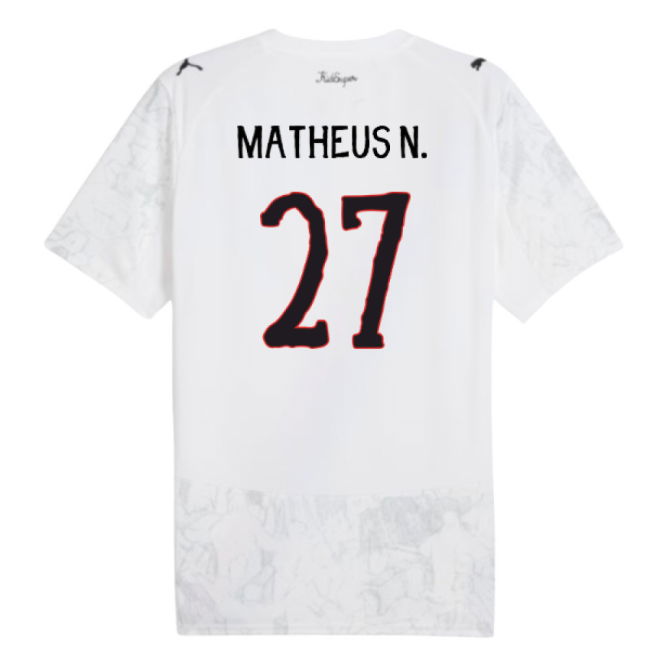 2025-2026 KIDSUPER x Manchester City CWC Shirt (White) (Matheus N. 27)