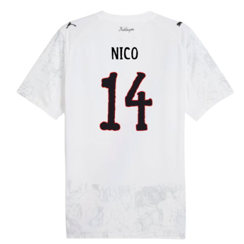 2025-2026 KIDSUPER x Manchester City CWC Shirt (White) (Nico 14)