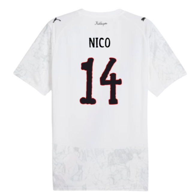 2025-2026 KIDSUPER x Manchester City CWC Shirt (White) (Nico 14)