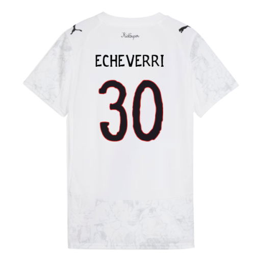 2025-2026 KIDSUPER x Manchester City CWC Shirt (White) - Womens (Echeverri 30)