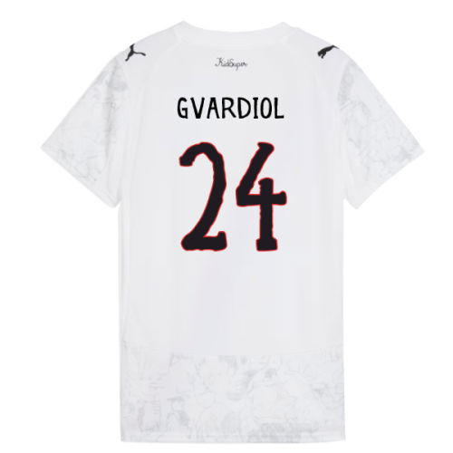 2025-2026 KIDSUPER x Manchester City CWC Shirt (White) - Womens (Gvardiol 24)