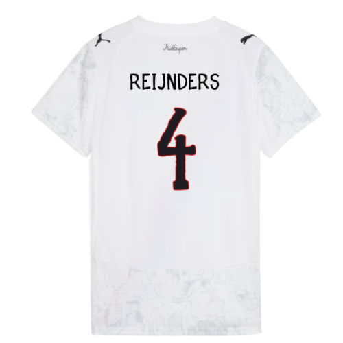 2025-2026 KIDSUPER x Manchester City CWC Shirt (White) - Womens (Reijnders 4)