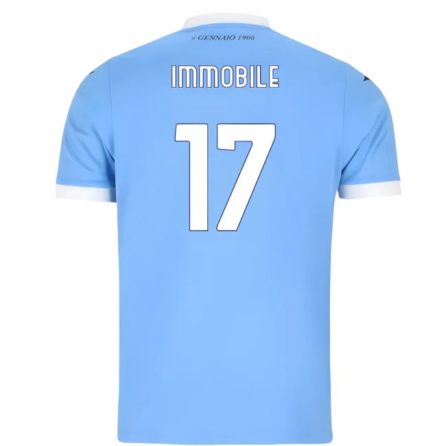 2025-2026 Lazio Home Shirt (Immobile 17)