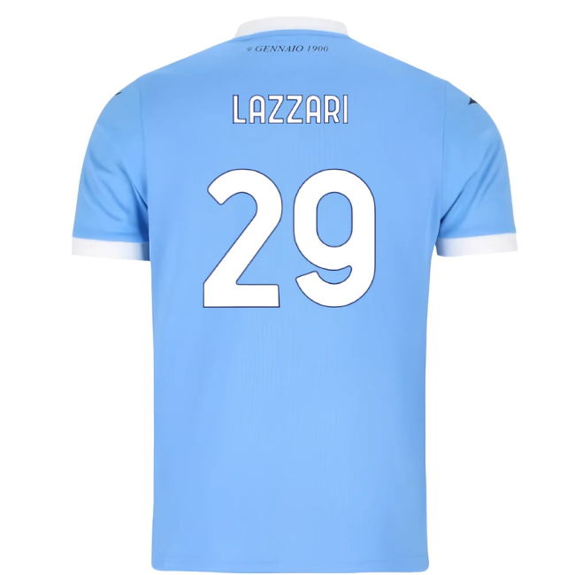 2025-2026 Lazio Home Shirt (Kids) (Lazzari 29)