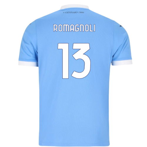 2025-2026 Lazio Home Shirt (Kids) (Romagnoli 13)