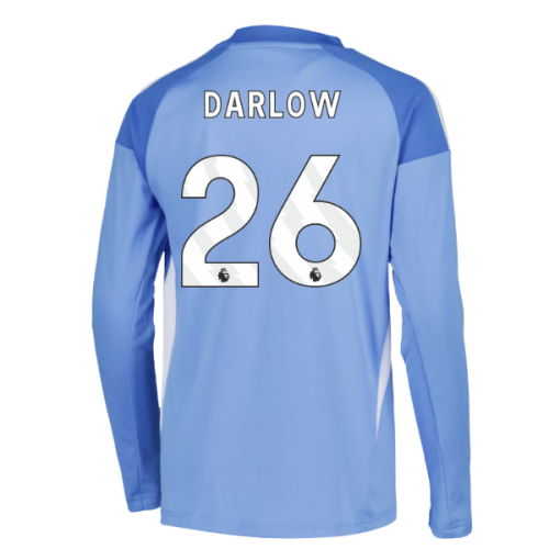 2025-2026 Leeds Home Long Sleeve Goalkeeper Shirt (Blue) - Kids (Darlow 26)  2025-2026 Leeds Home Long Sleeve Goalkeeper Shirt (Blue) - Kids (Darlow 26)