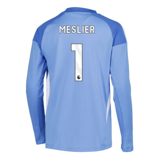2025-2026 Leeds Home Long Sleeve Goalkeeper Shirt (Blue) - Kids (Meslier 1)  2025-2026 Leeds Home Long Sleeve Goalkeeper Shirt (Blue) - Kids (Meslier 1)