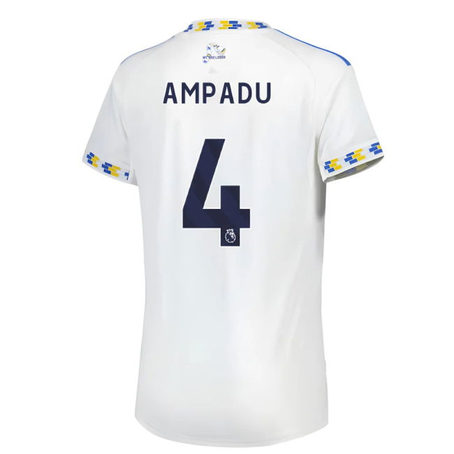 2025-2026 Leeds United Home Shirt (Womens) (Ampadu 4)
