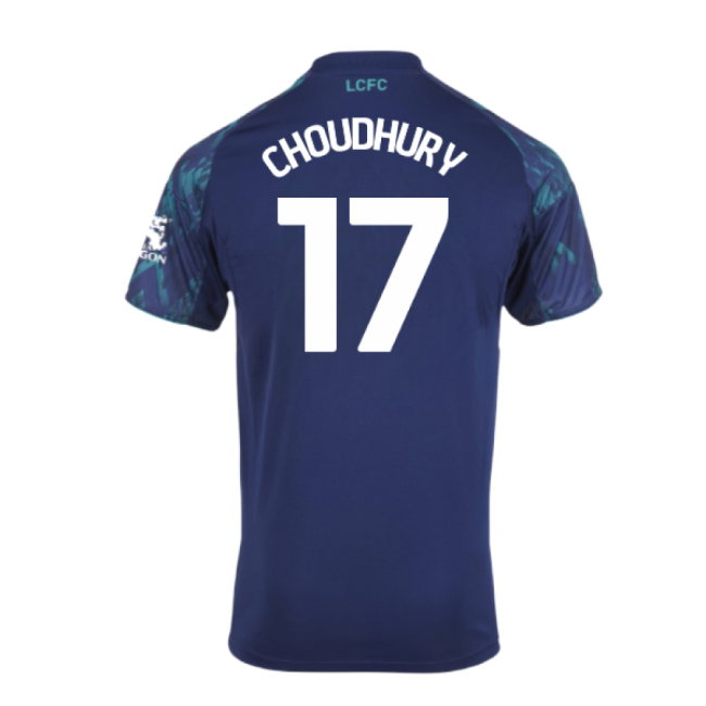 2025-2026 Leicester City Away Shirt - Kids (Choudhury 17)